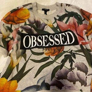 Forever 21 Graphic Tee with Floral Design